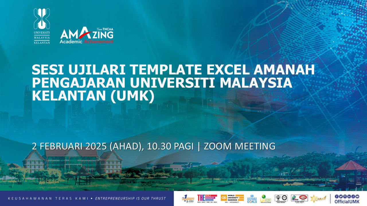 SESI UJILARI TEMPLATE EXCEL AMANAH PENGAJARAN UMK