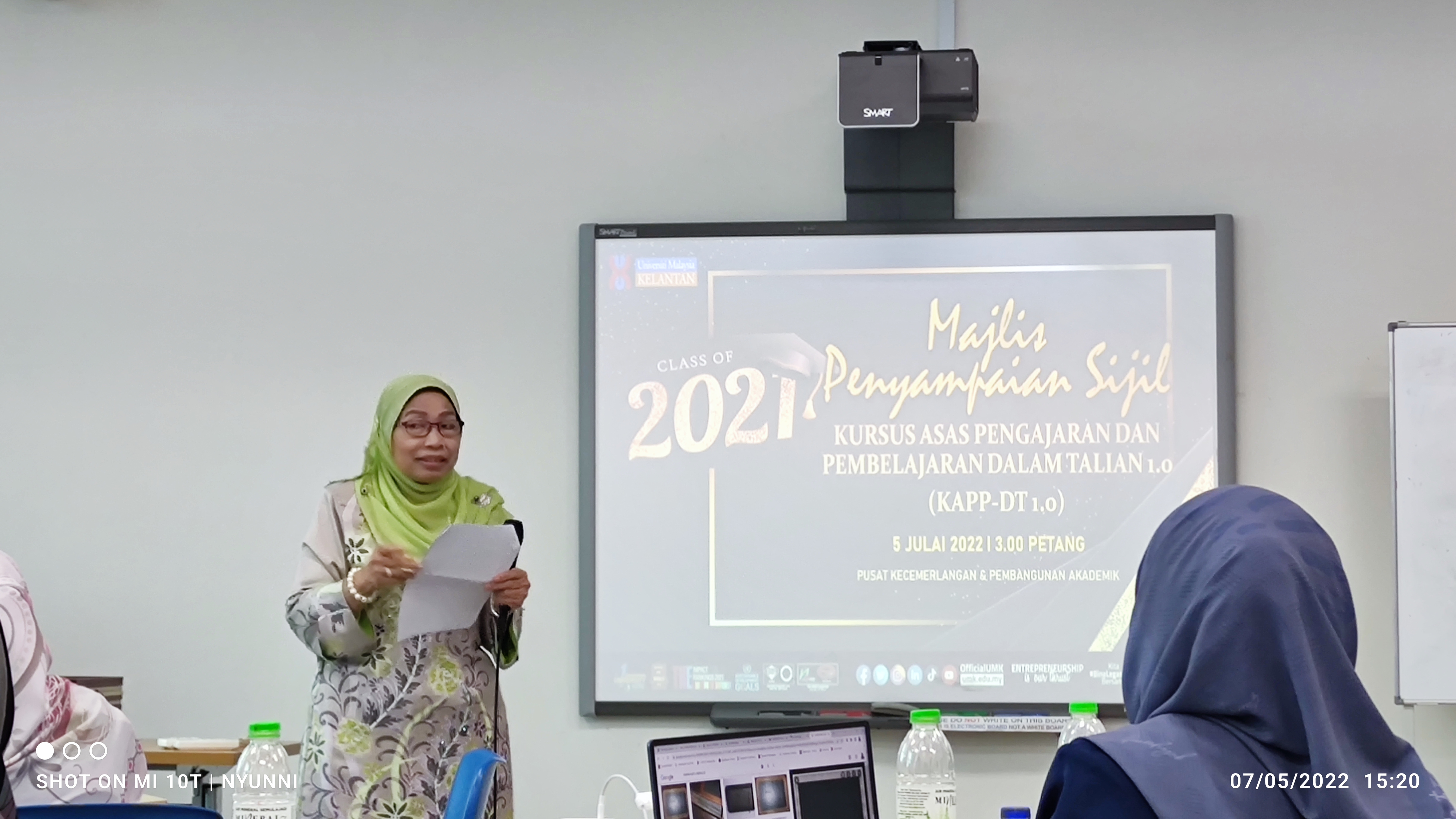 MAJLIS PENYAMPAIAN SIJIL KURSUS ASAS PENGAJARAN & PEMBELAJARAN DALAM TALIAN 1.0 (KAPP-DT 1.0)