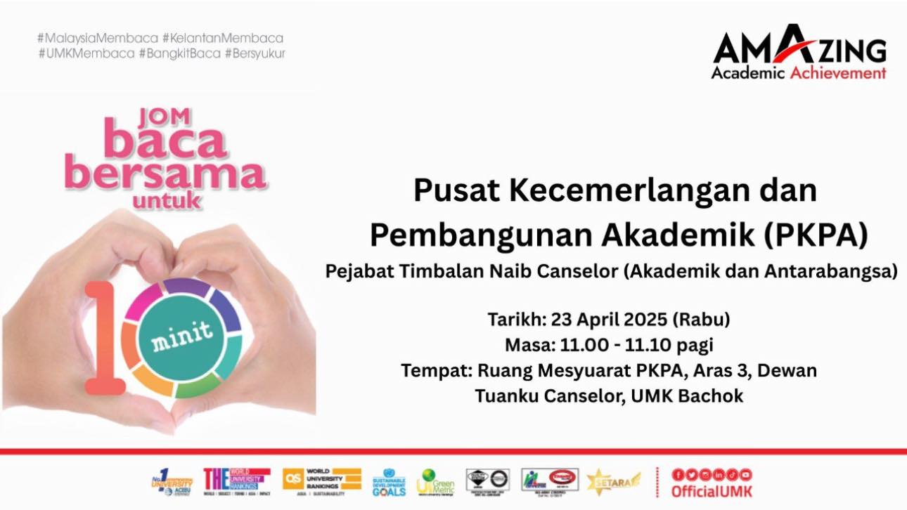 PROGRAM JOM BACA BERSAMA UNTUK 10 MINIT 