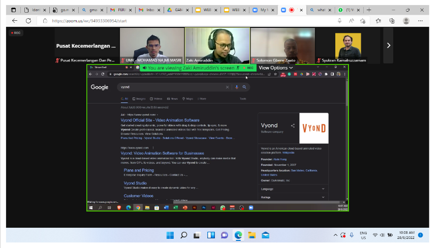 WEBINAR SERIES ON WEBTOOLS 2022 - SERIES 1 (VYOND & ZAPPAR) 