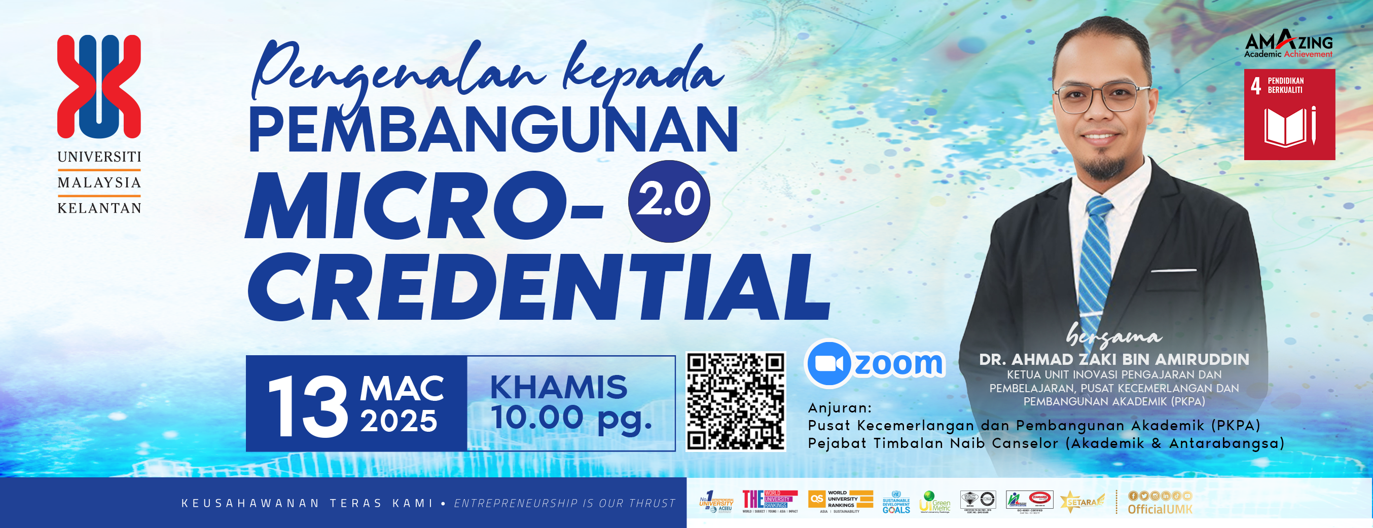 WEBINAR PENGENALAN KEPADA PEMBANGUNAN MICRO-CREDENTIAL 2.0 